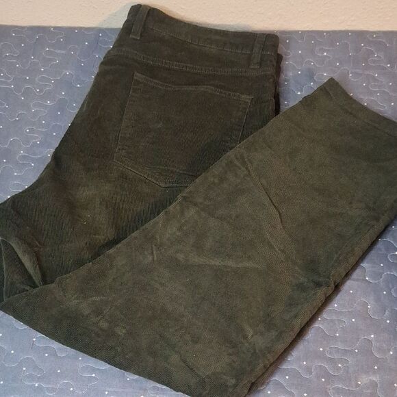 Goodthreads Green Corduroy Pants Straight Leg size 40 x 30 - Picture 1 of 5